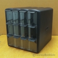Black Plastic 12 Drawer Storage Organizer